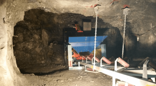 Diamond Mine Decline Underground Conveyor System for ore extraction3